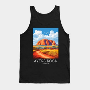 A Pop Art Travel Print of Uluru / Ayers Rock - Australia Tank Top